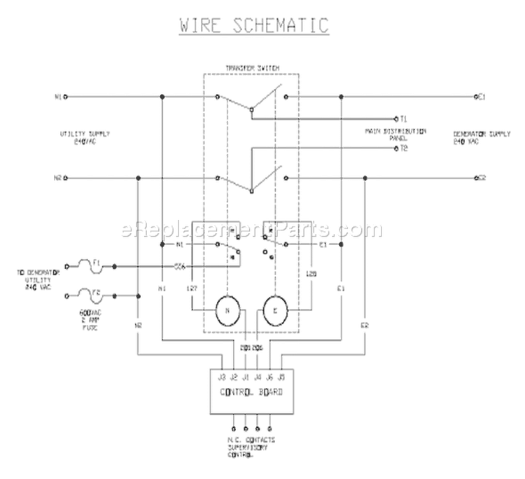 Page C Diagram and Parts List for 1813-1  Briggs and Stratton Generator